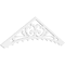 Ekena Millwork Pitch Genova Architectural Grade PVC Gable Pediment, 72"W x 21"H x 1"P (7/12) GPP072X021X100GEN - alternate 1